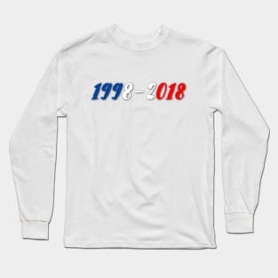 1998-2018 Equipe de France "Champions du Monde" football Long Sleeve T-Shirt